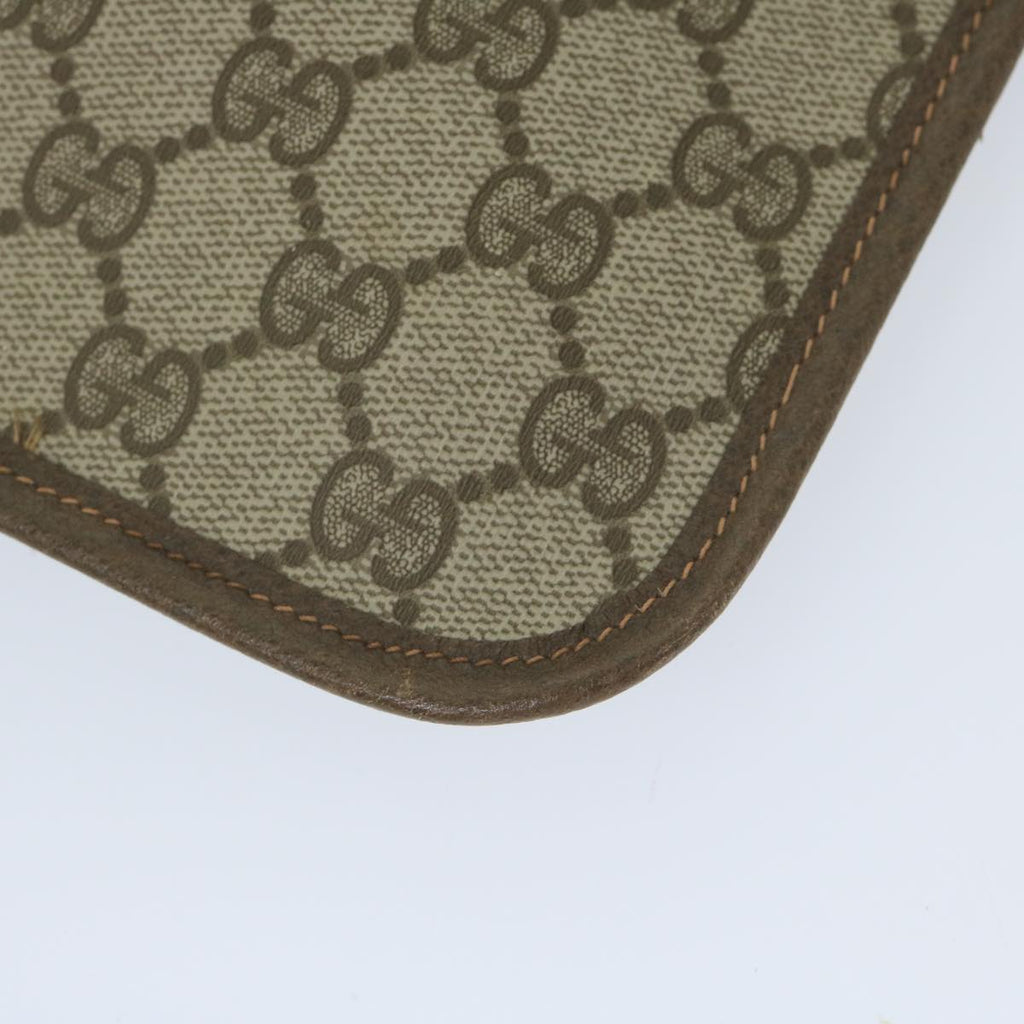 GUCCI GG Supreme Web Sherry Line Briefcase Beige Red Green 89 02 060 tb936