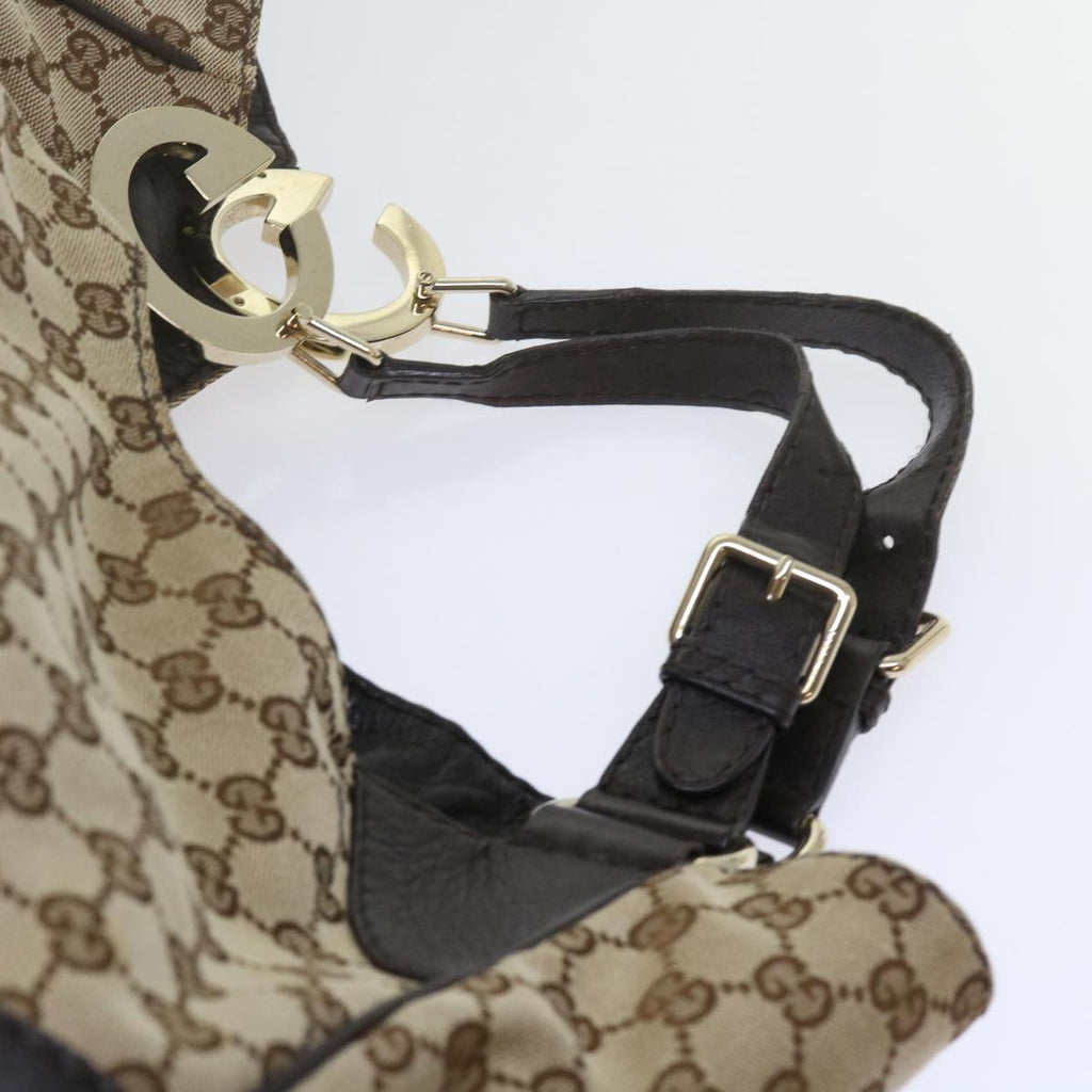 GUCCI GG Canvas Tote Bag Beige 203504 tb972