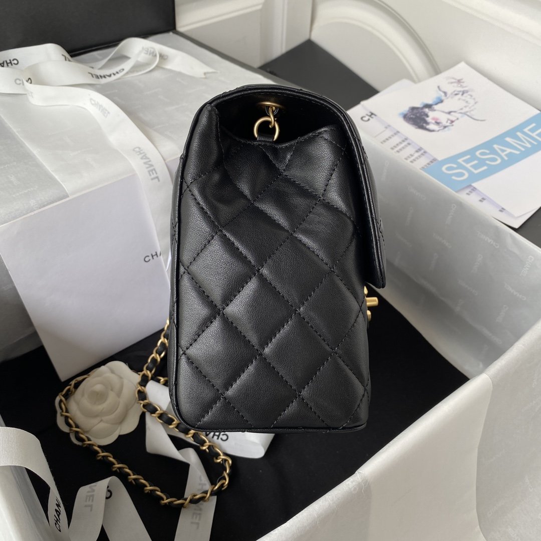 CHLSmall Floor Pack Black For Women, Women’s Bags 7.6in/19.5cm