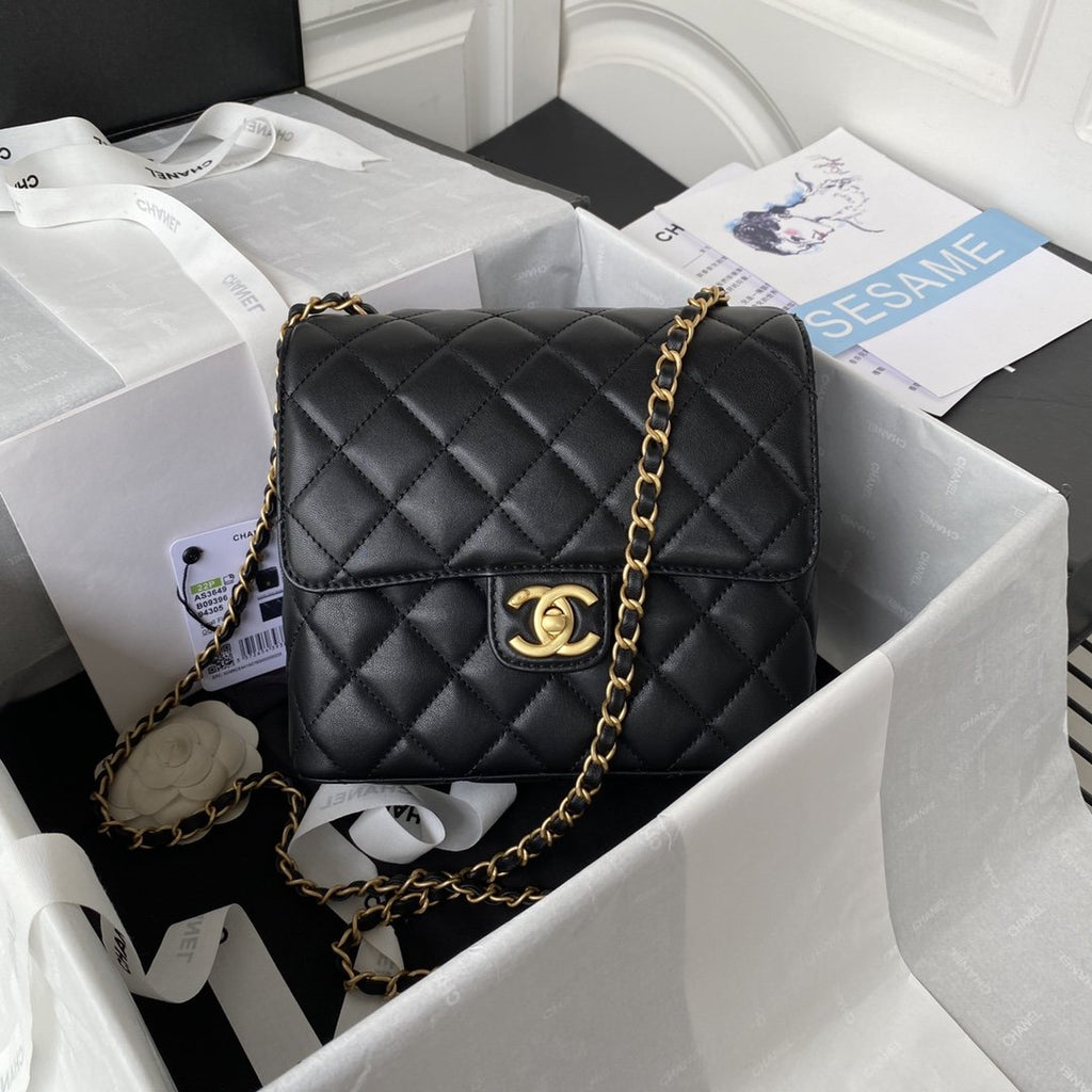 CHLSmall GlamIoor Pack Black For Women Bags 7.6in/19.5cm