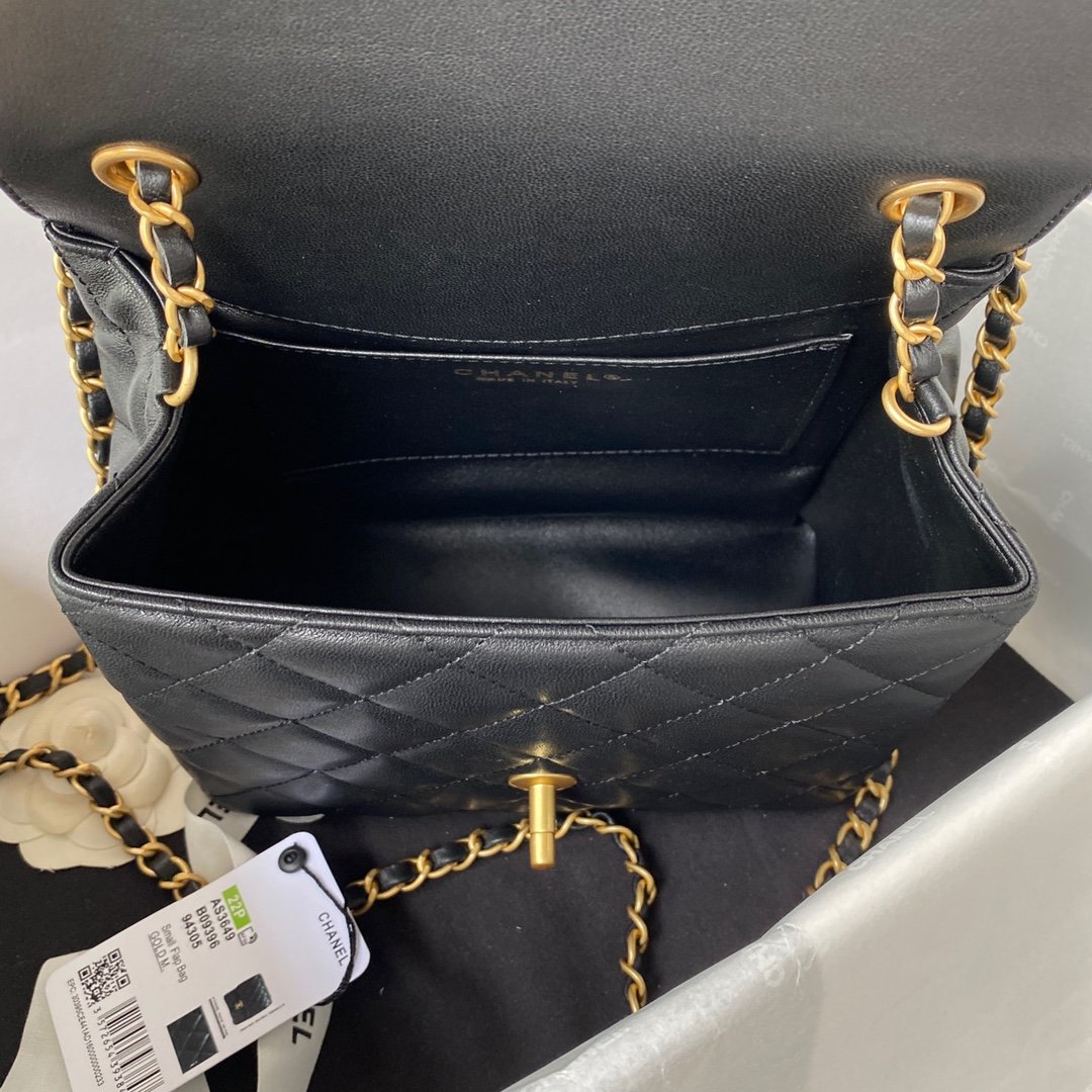 CHLSmall GlamIoor Pack Black For Women Bags 7.6in/19.5cm