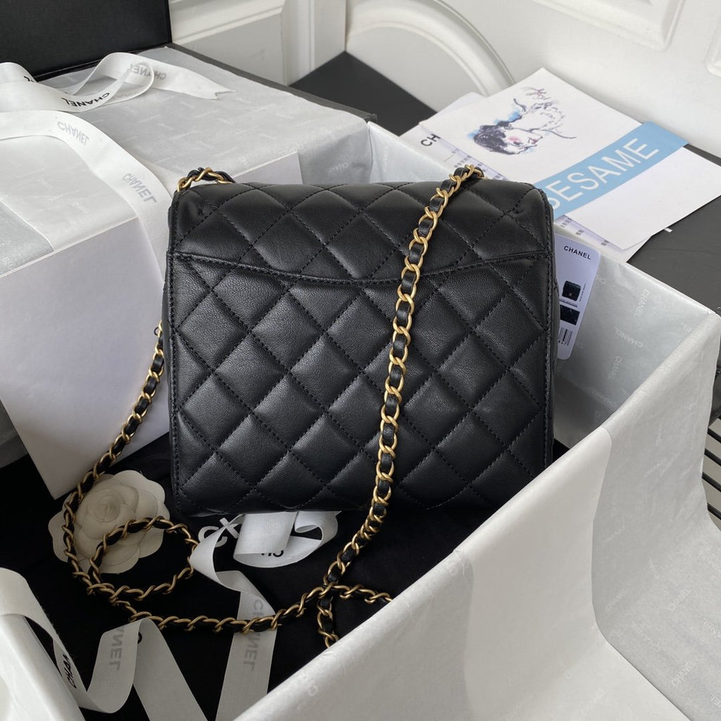 CHLSmall Floor Pack Black For Women, Women’s Bags 7.6in/19.5cm