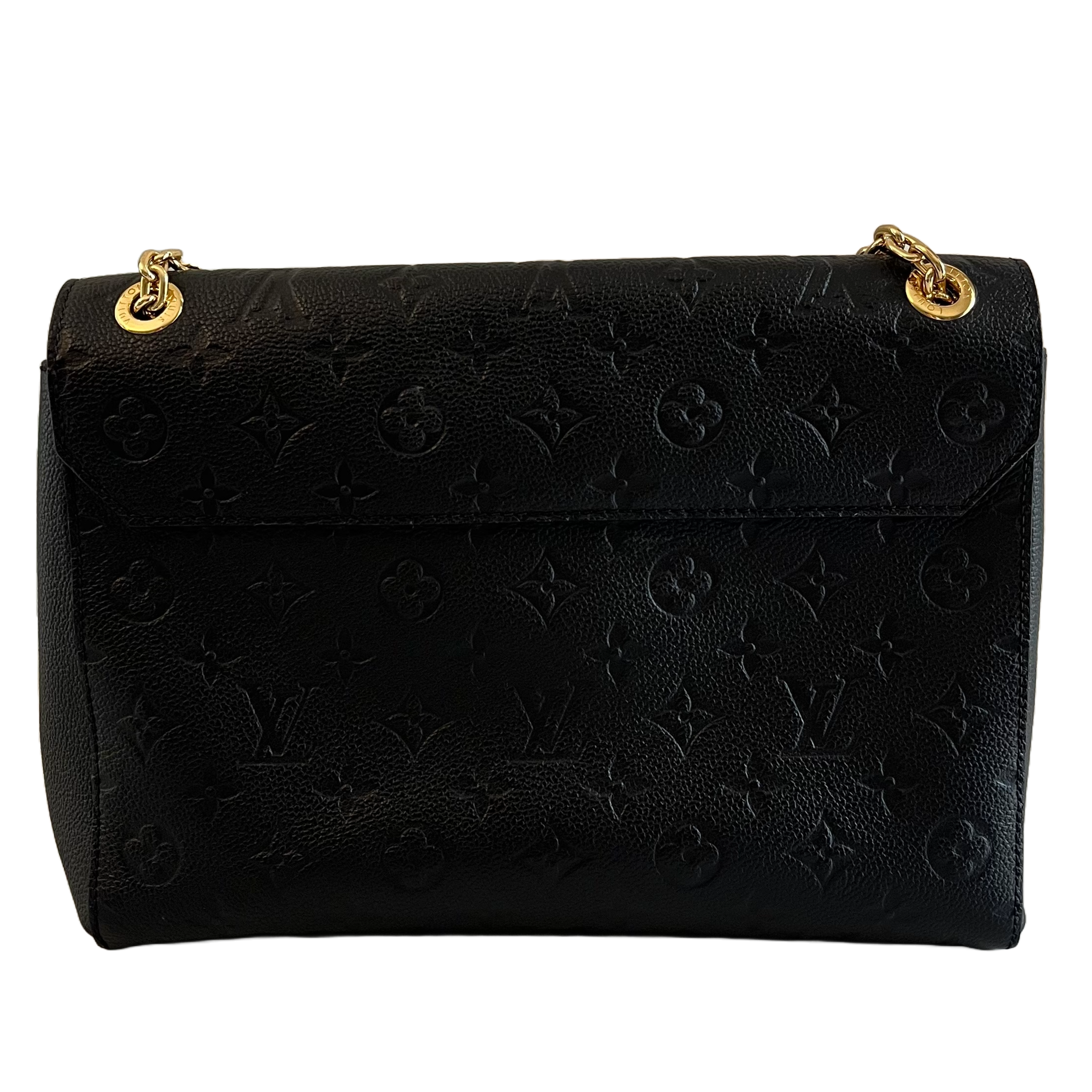 Louis Vuitton Vavin MM, Black Empreinte Leather