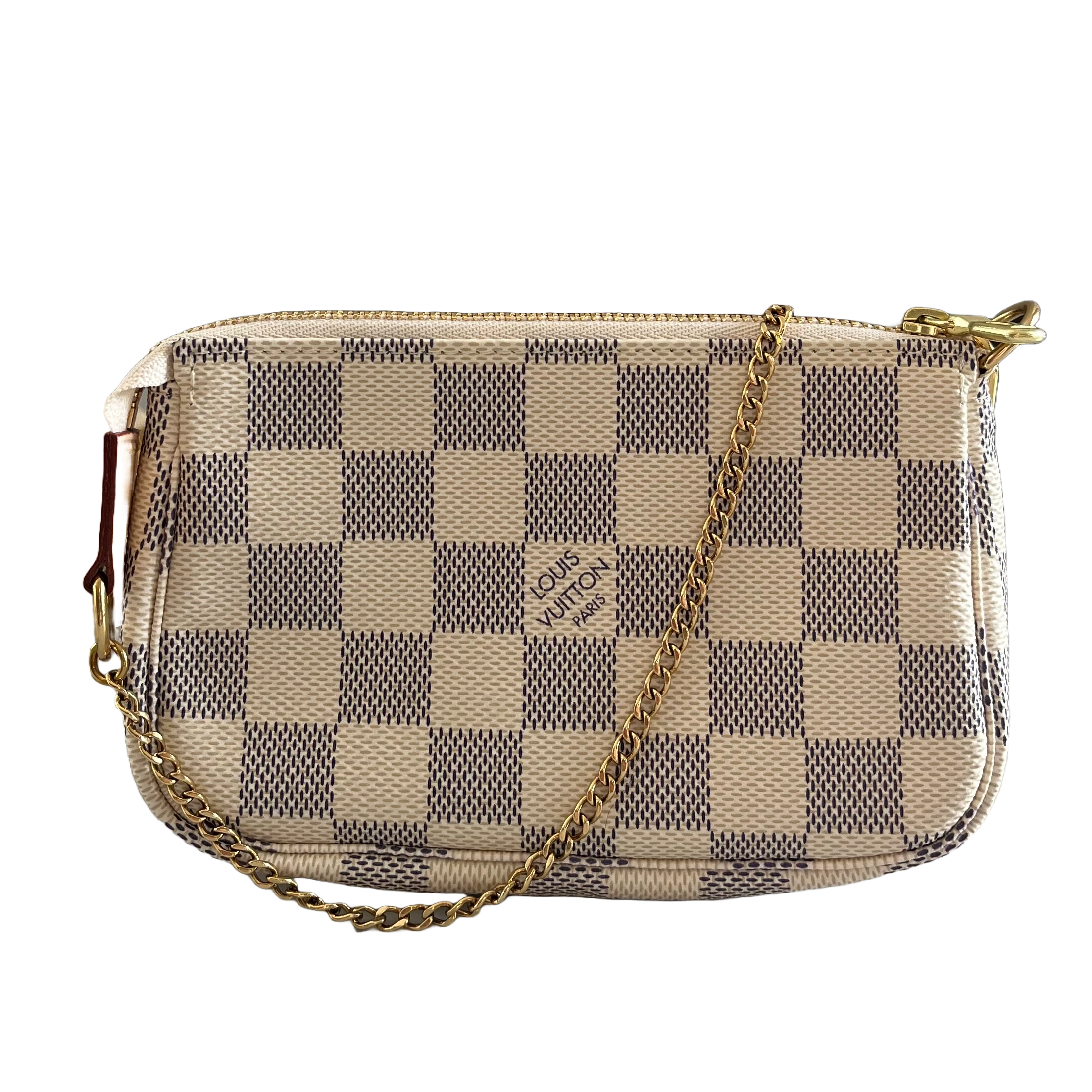 Louis Vuitton Mini Pochette Accessories Damier Azur
