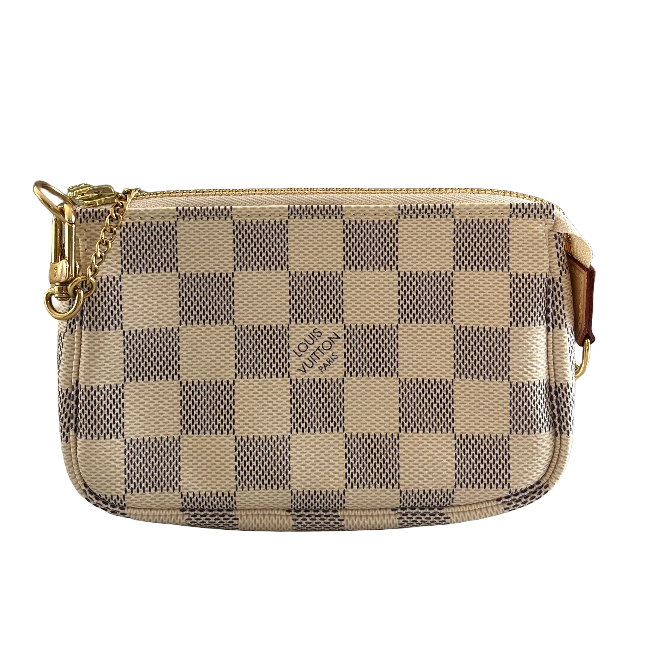 Louis Vuitton Mini Pochette Accessories Damier Azur