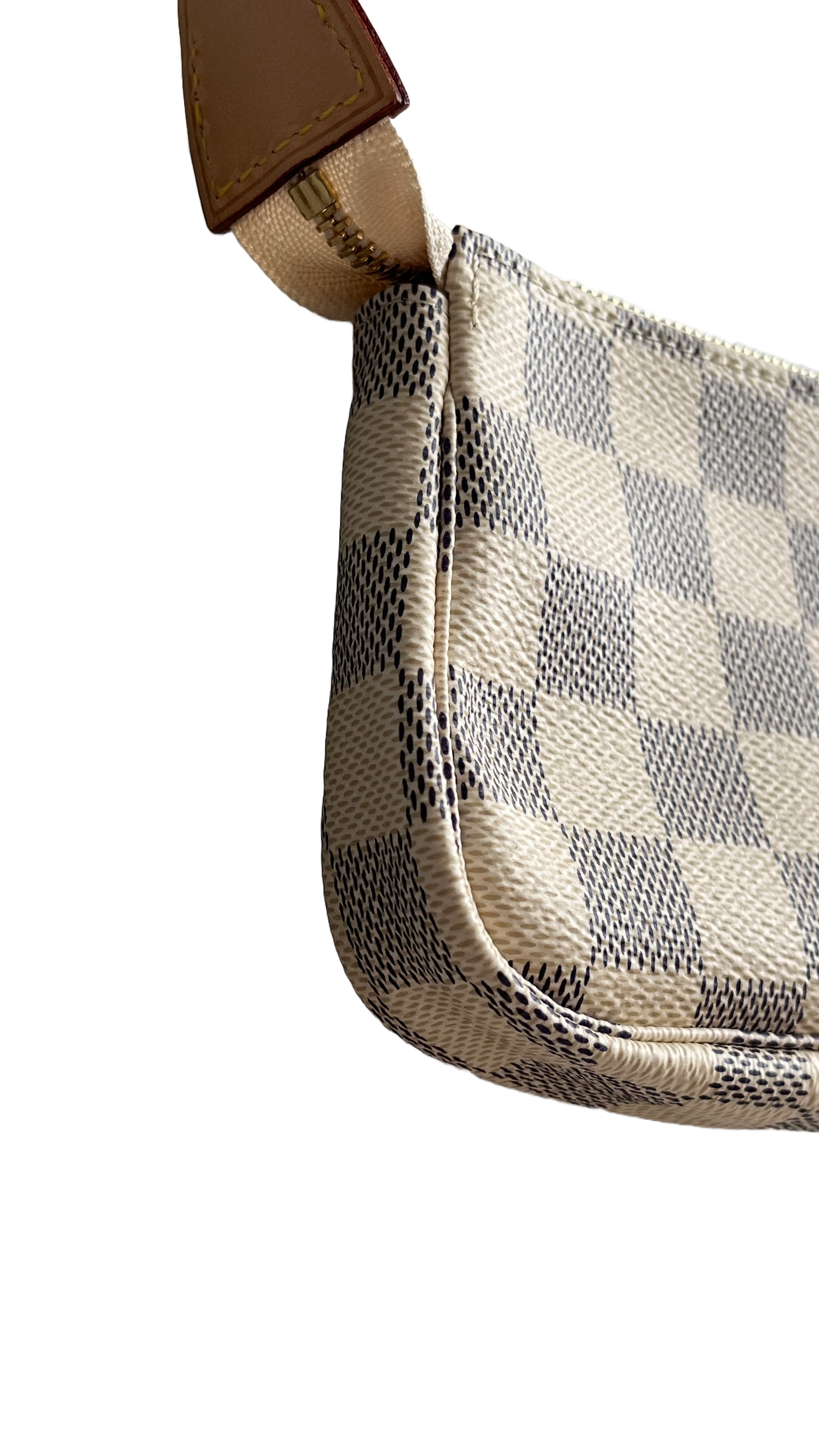 Louis Vuitton Mini Pochette Accessories Damier Azur