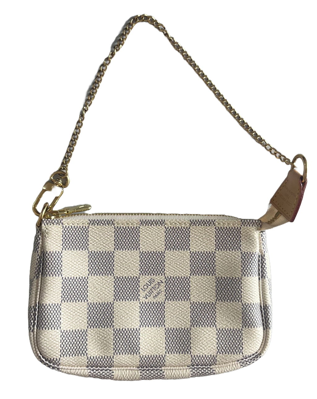 Louis Vuitton Mini Pochette Accessories Damier Azur
