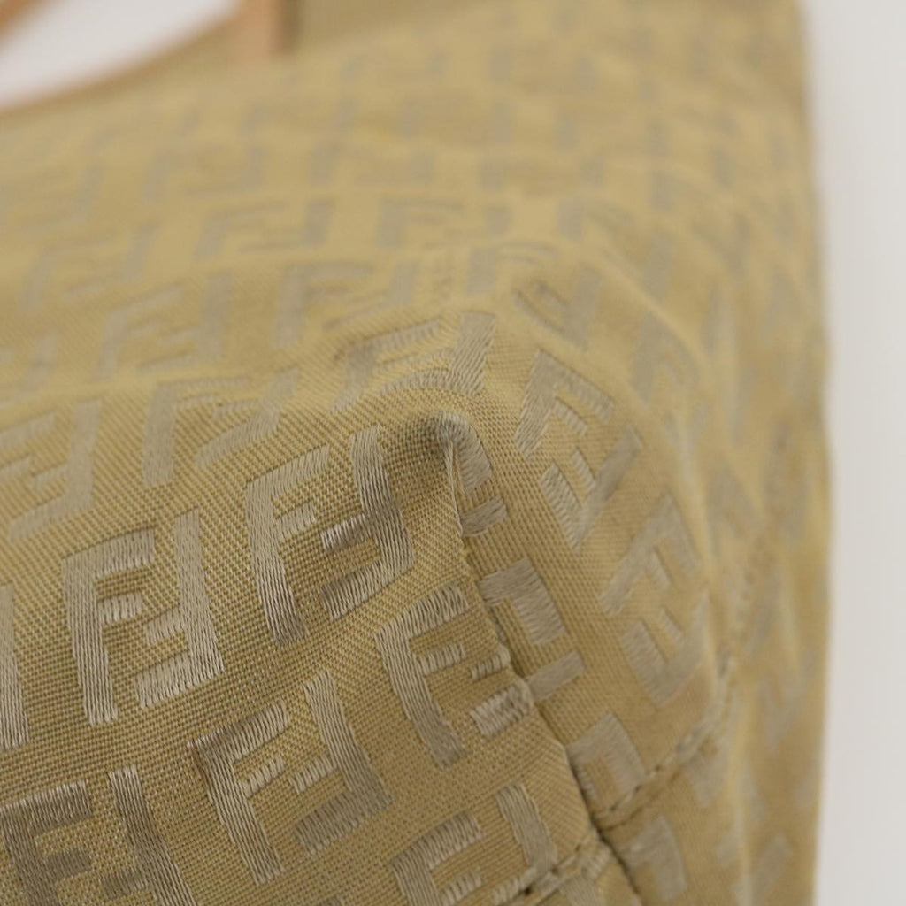FENDI Zucchino Canvas Tote Bag Beige th2554