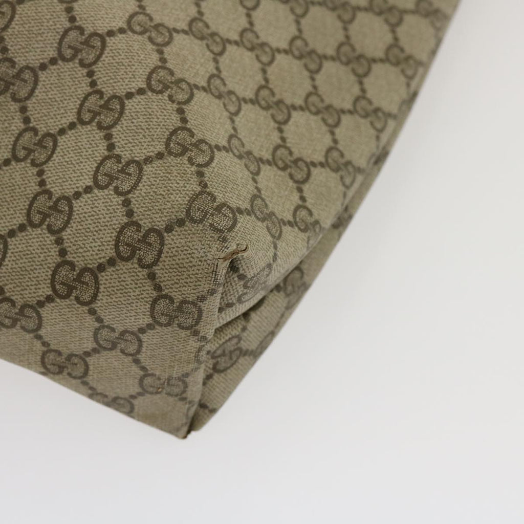 GUCCI Web Sherry Line GG Canvas Tote Bag Red Green Brown th2640
