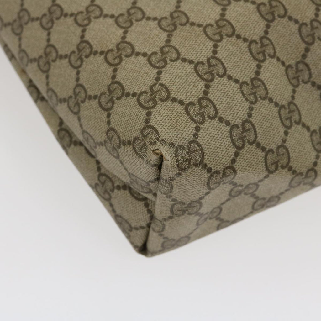 GUCCI Web Sherry Line GG Canvas Tote Bag Red Green Brown th2640