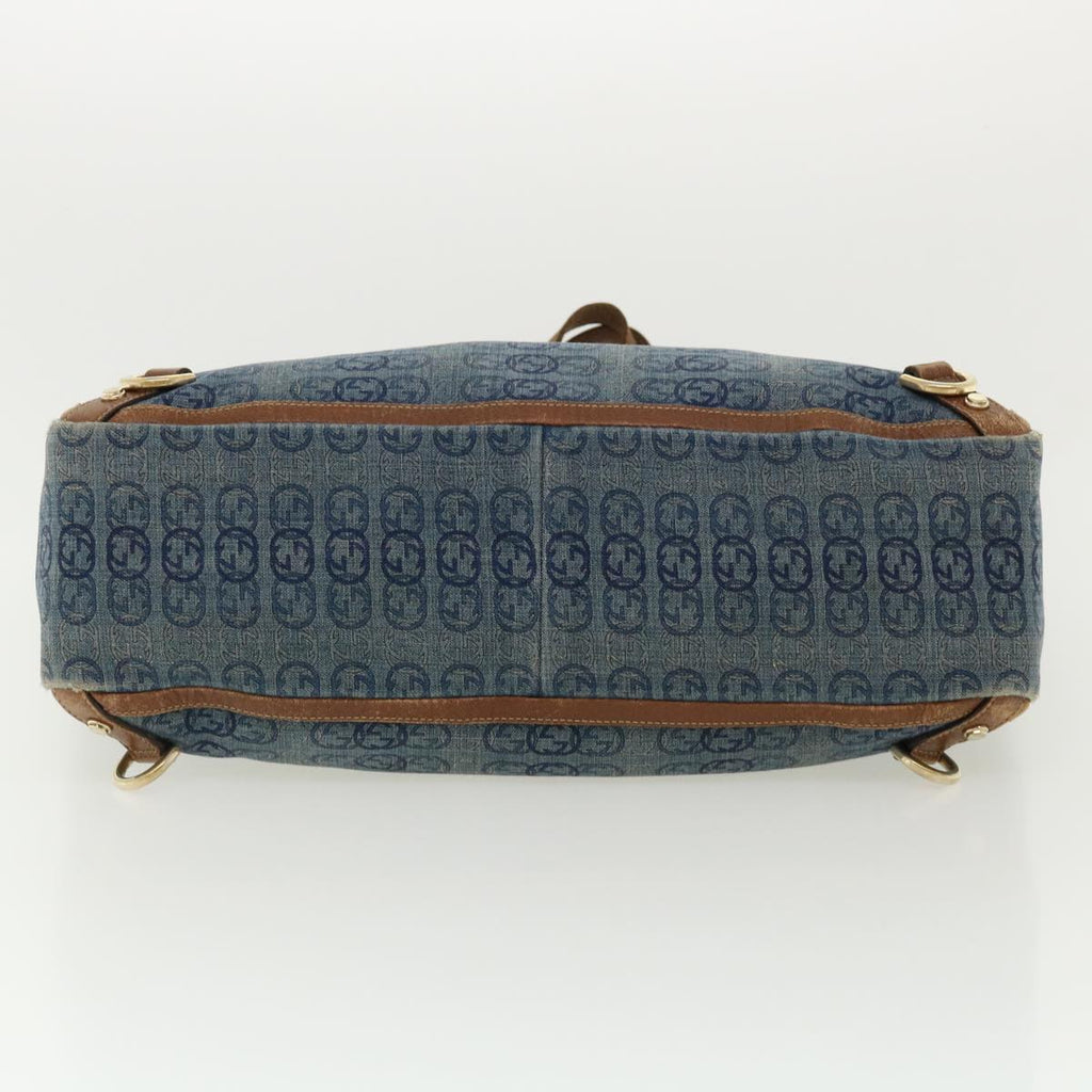 GUCCI Interlocking Tote Bag Blue th2955