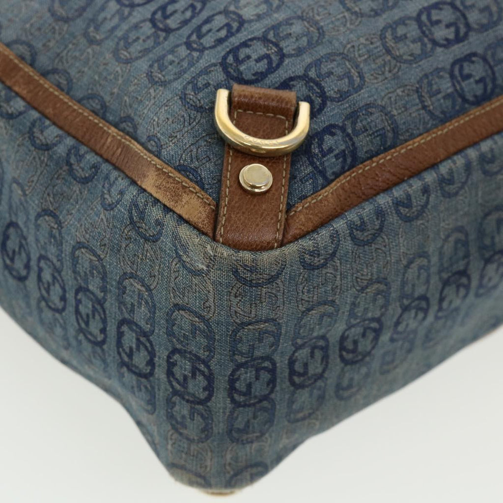 GUCCI Interlocking Tote Bag Blue th2955