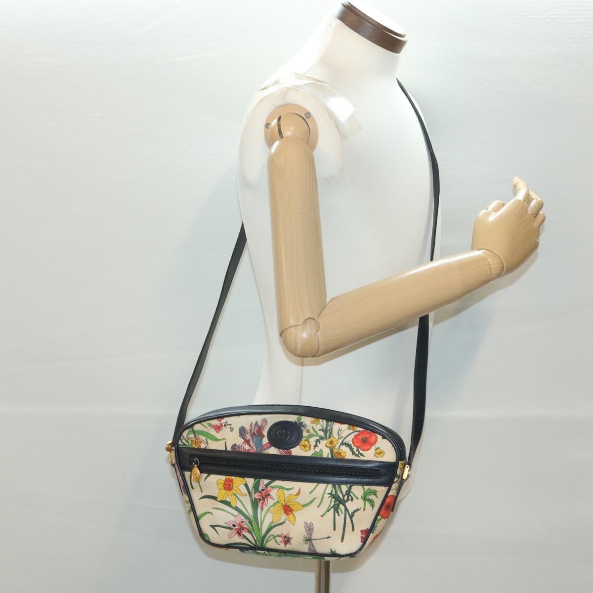 GUCCI Shoulder Bag Canvas Multicolor th3402
