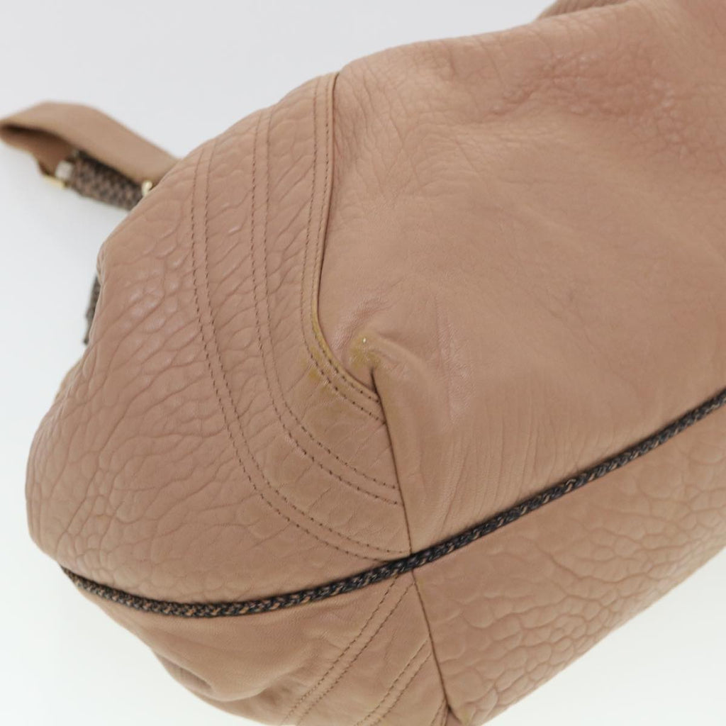 FENDI Spy bag Hand Bag Leather Beige 2415-8BR511-RO1-088 th3457