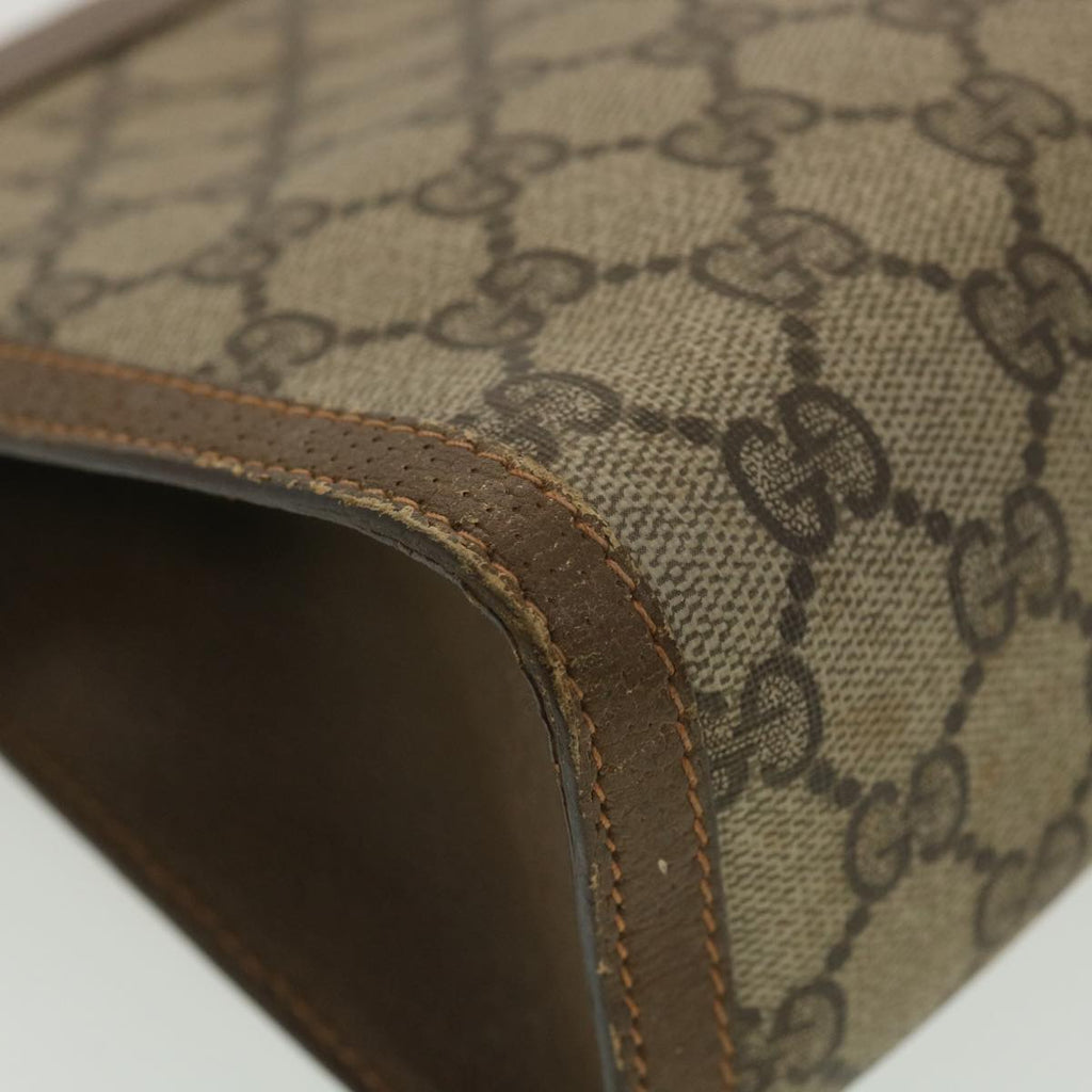 GUCCI GG Canvas Web Sherry Line Clutch Bag Beige Red Green 89 01 033 th3487
