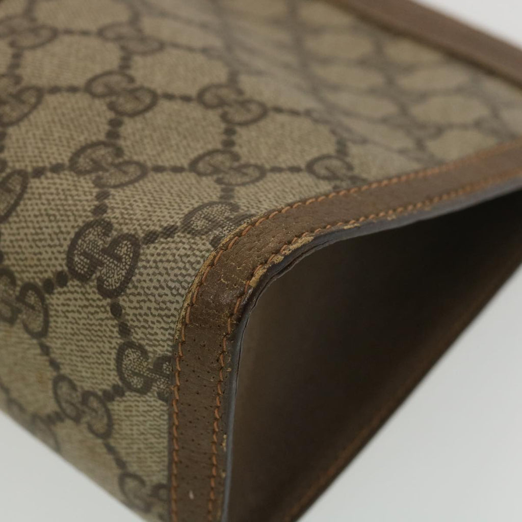 GUCCI GG Canvas Web Sherry Line Clutch Bag Beige Red Green 89 01 033 th3487