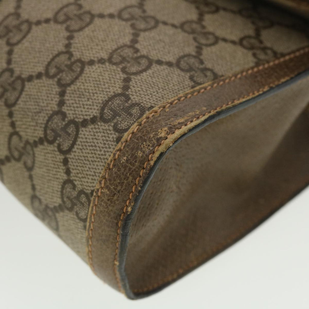 GUCCI GG Canvas Web Sherry Line Clutch Bag Beige Red Green 8901006 th3548