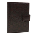 GUCCI GG Canvas Guccissima Agenda MM Day Planner Cover Brown 115241 th3649
