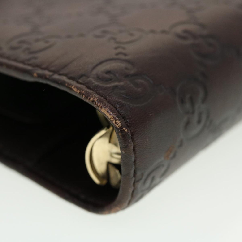 GUCCI GG Canvas Guccissima Agenda MM Day Planner Cover Brown 115241 th3649