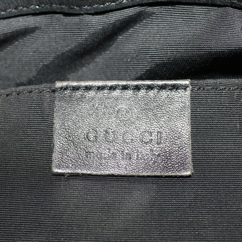 GUCCI GG Canvas Tote Bag Black 36173 1705 th3729