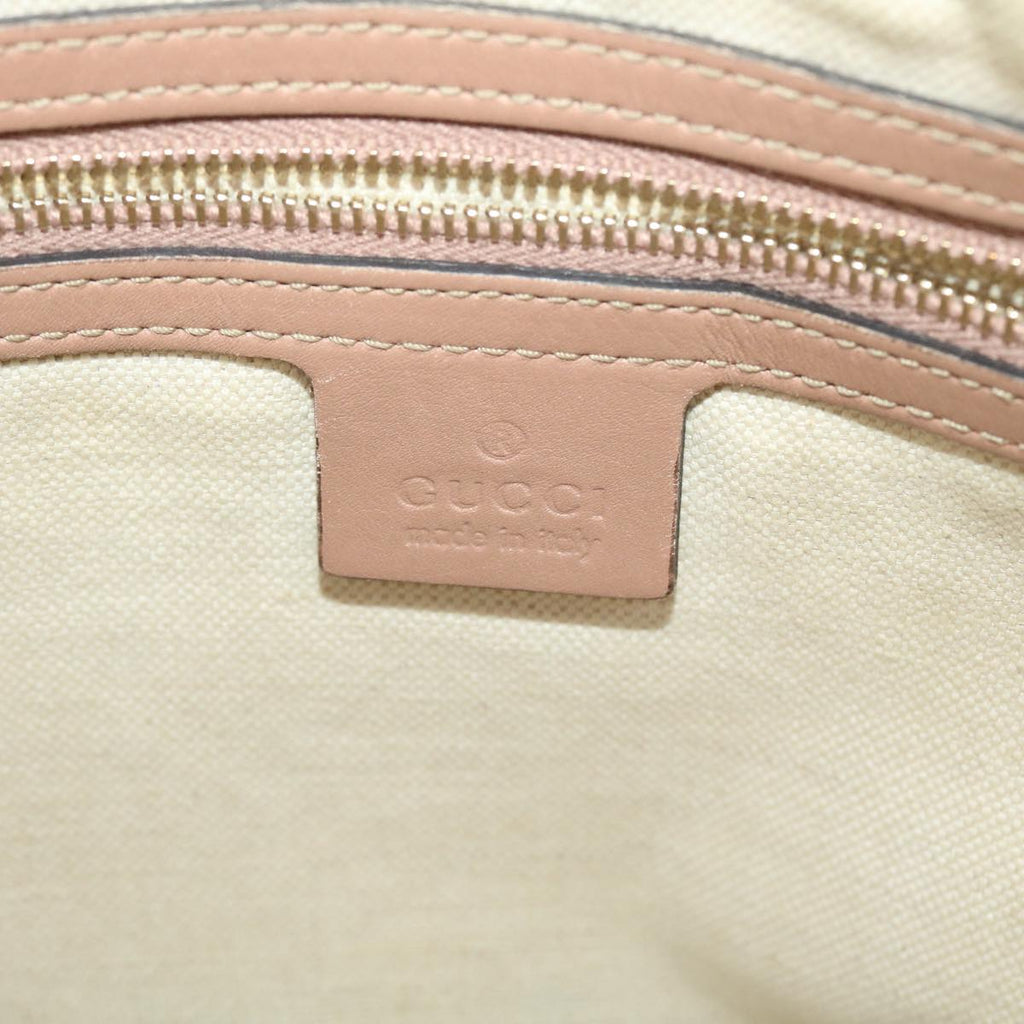 GUCCI GG Canvas Guccissima Hand Bag 2way Shoulder Bag Beige 269894 th3730