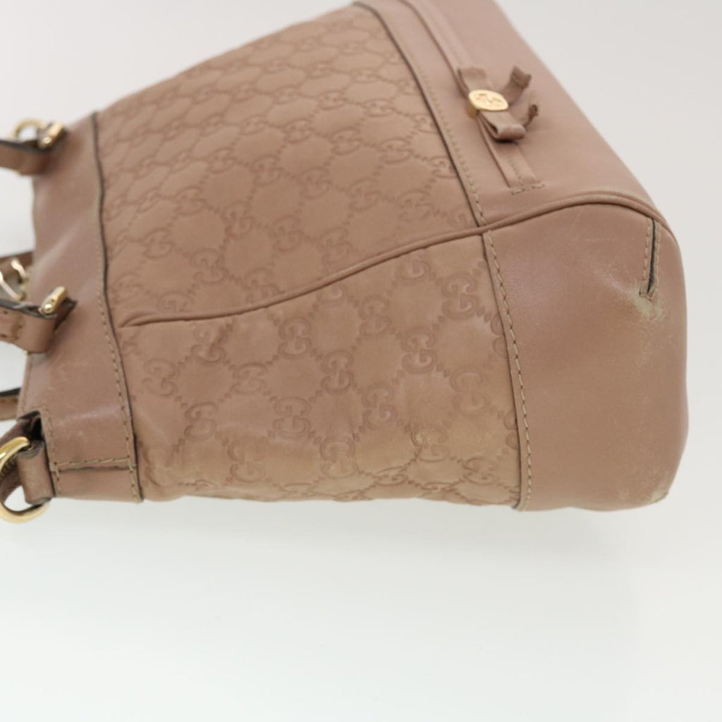 GUCCI GG Canvas Guccissima Hand Bag 2way Shoulder Bag Beige 269894 th3730