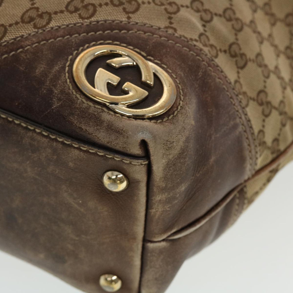 GUCCI GG Canvas Tote Bag Beige 169945 th3742