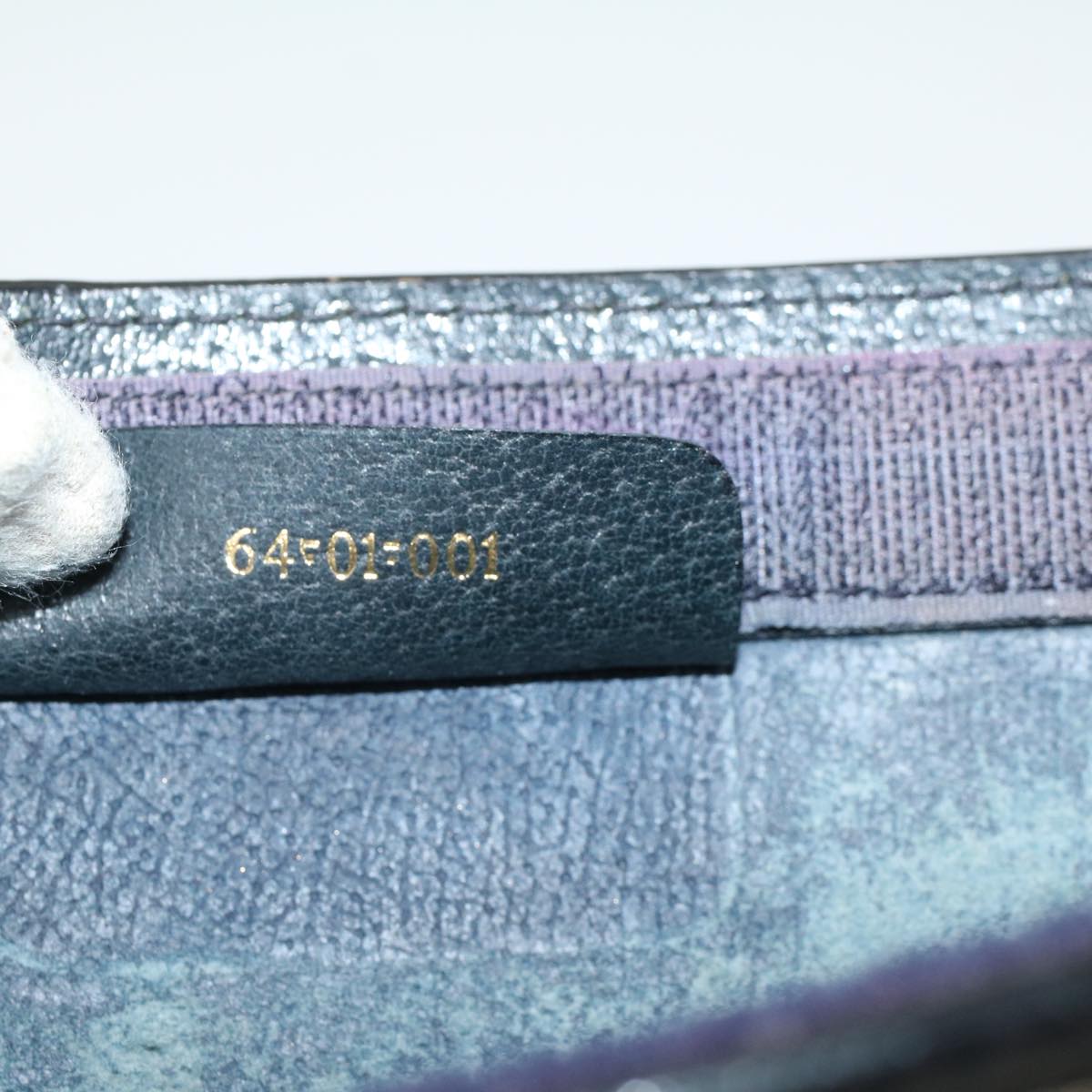 GUCCI GG Canvas Sherry Line Clutch Bag PVC Leather Gray Red Navy th3819