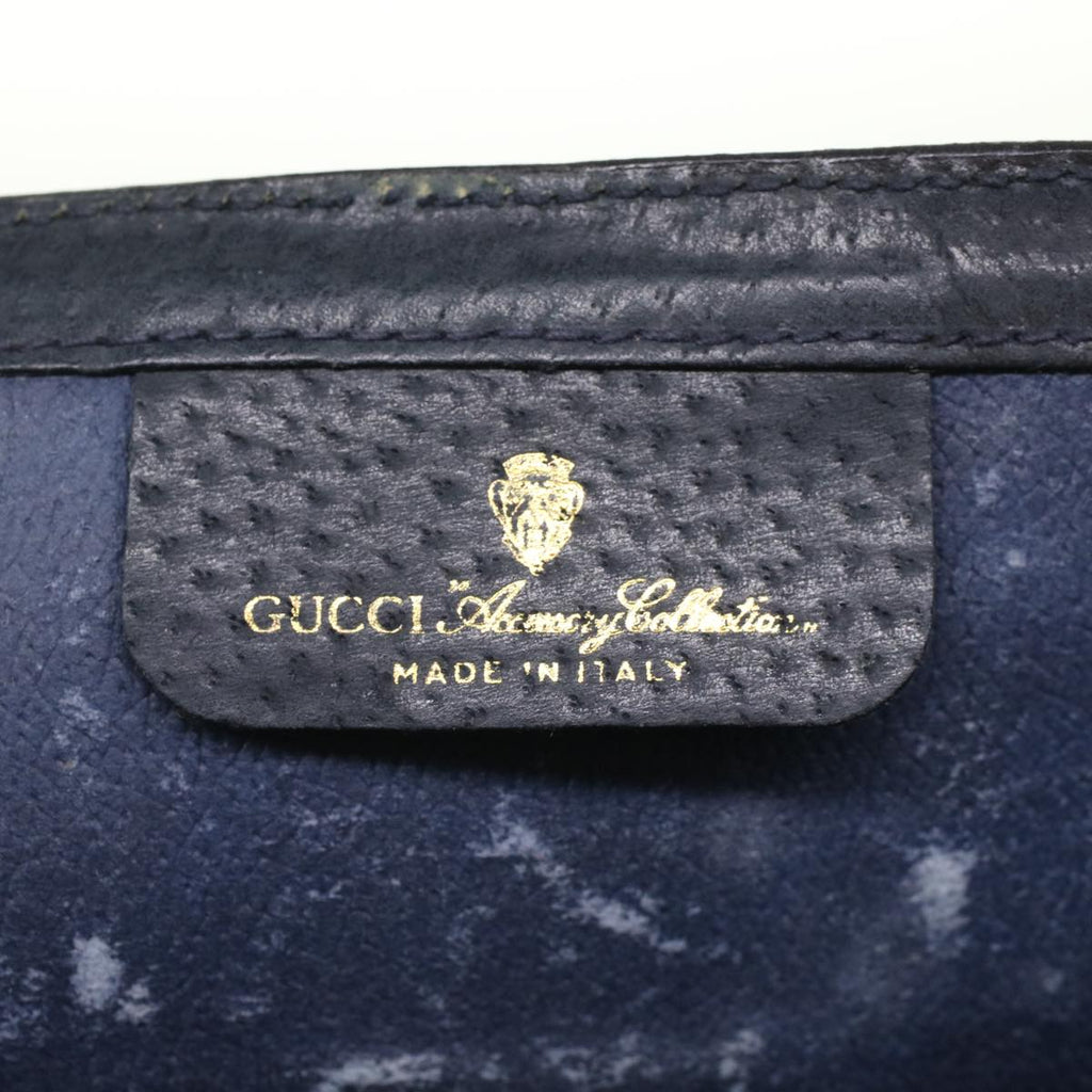GUCCI GG Canvas Sherry Line Clutch Bag PVC Leather Red Navy gray th3865