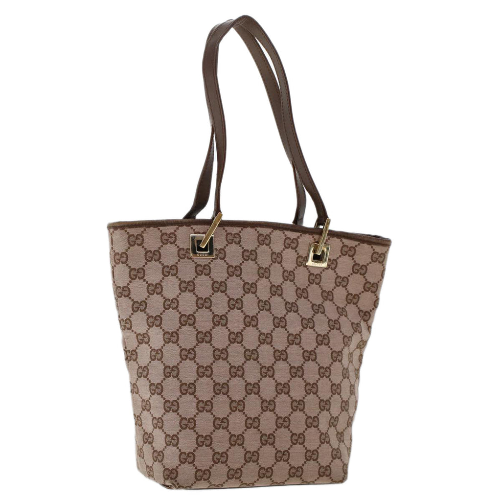 GUCCI GG Canvas Tote Bag Pink Brown th3908