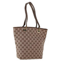 GUCCI GG Canvas Tote Bag Pink Brown th3908