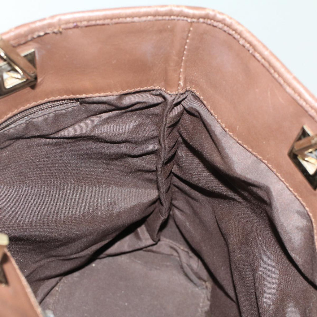 GUCCI GG Canvas Tote Bag Pink Brown th3908