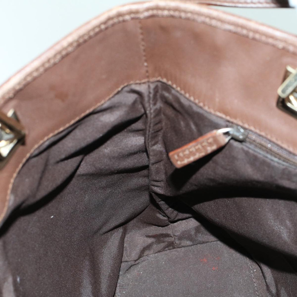 GUCCI GG Canvas Tote Bag Pink Brown th3908