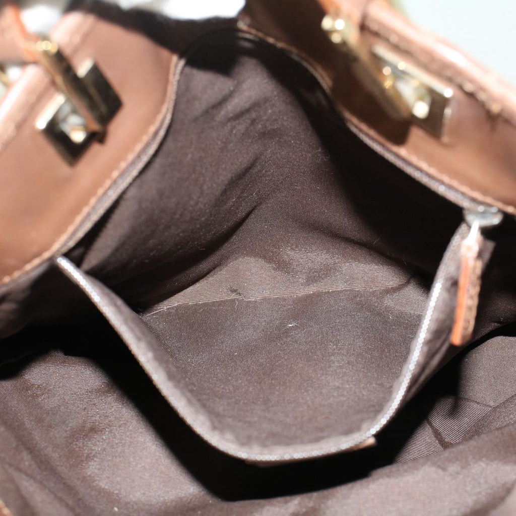GUCCI GG Canvas Tote Bag Pink Brown th3908