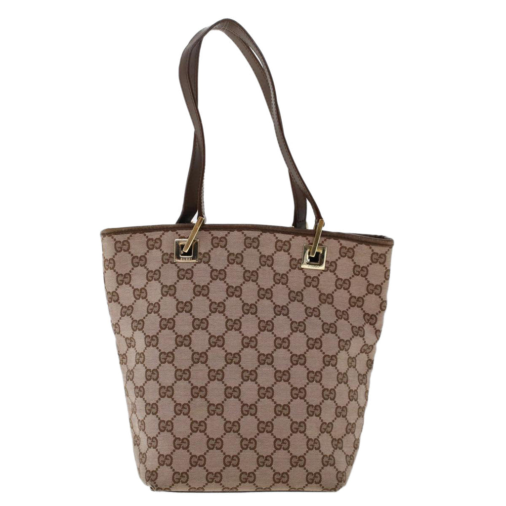 GUCCI GG Canvas Tote Bag Pink Brown th3908