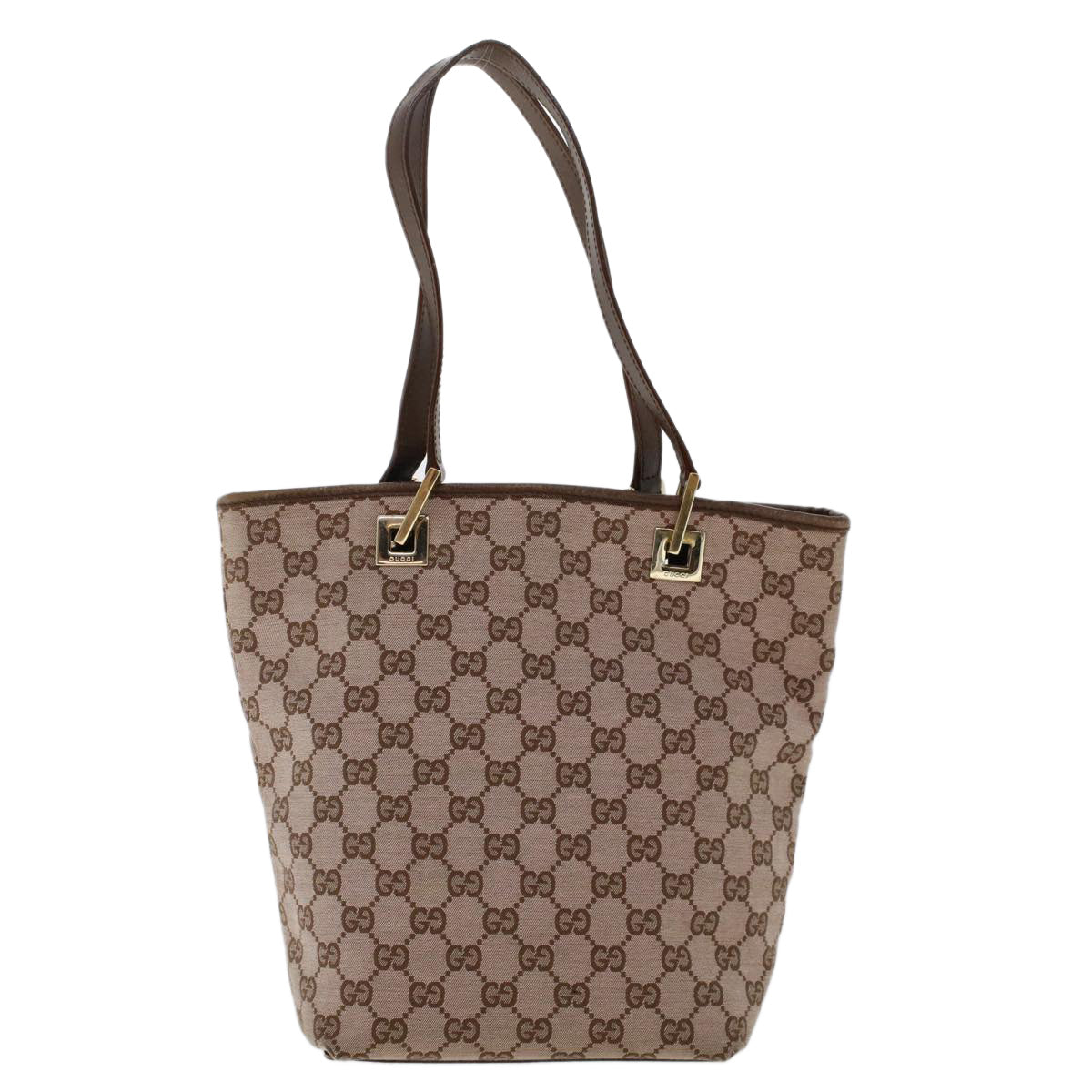 GUCCI GG Canvas Tote Bag Pink Brown th3908