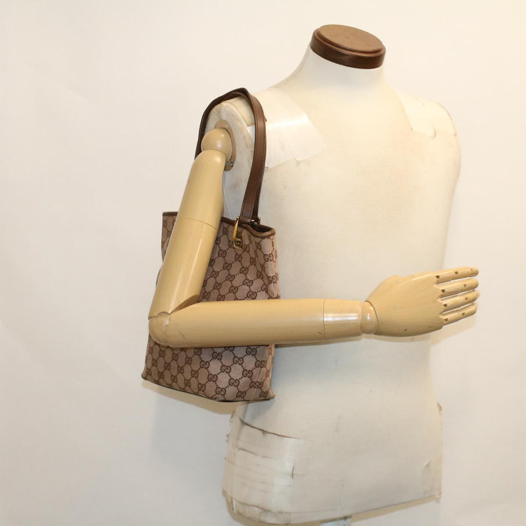 GUCCI GG Canvas Tote Bag Pink Brown th3908