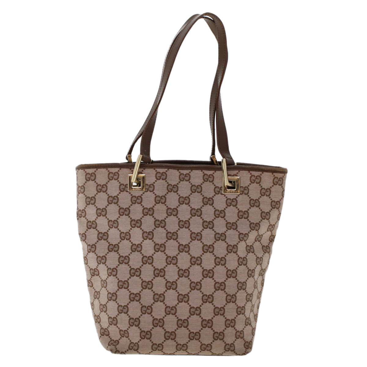 GUCCI GG Canvas Tote Bag Pink Brown th3908