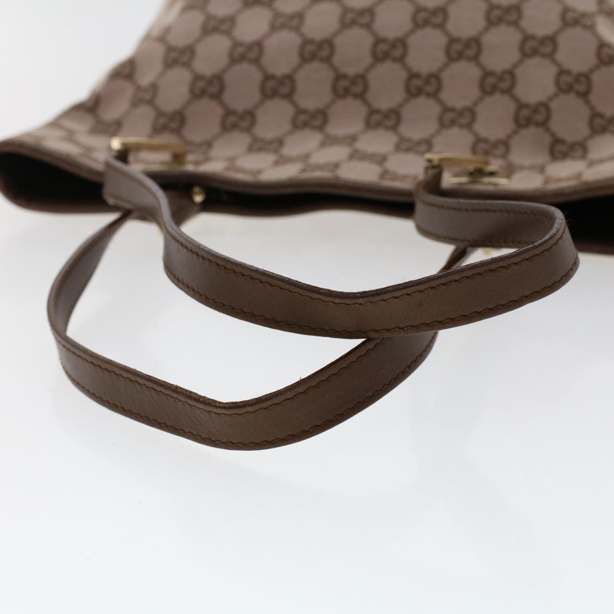 GUCCI GG Canvas Tote Bag Pink Brown th3908