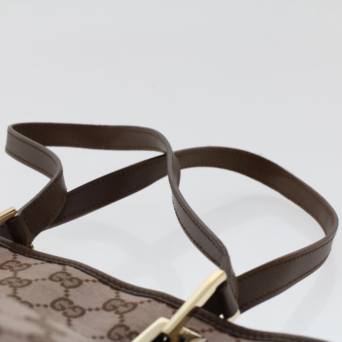 GUCCI GG Canvas Tote Bag Pink Brown th3908