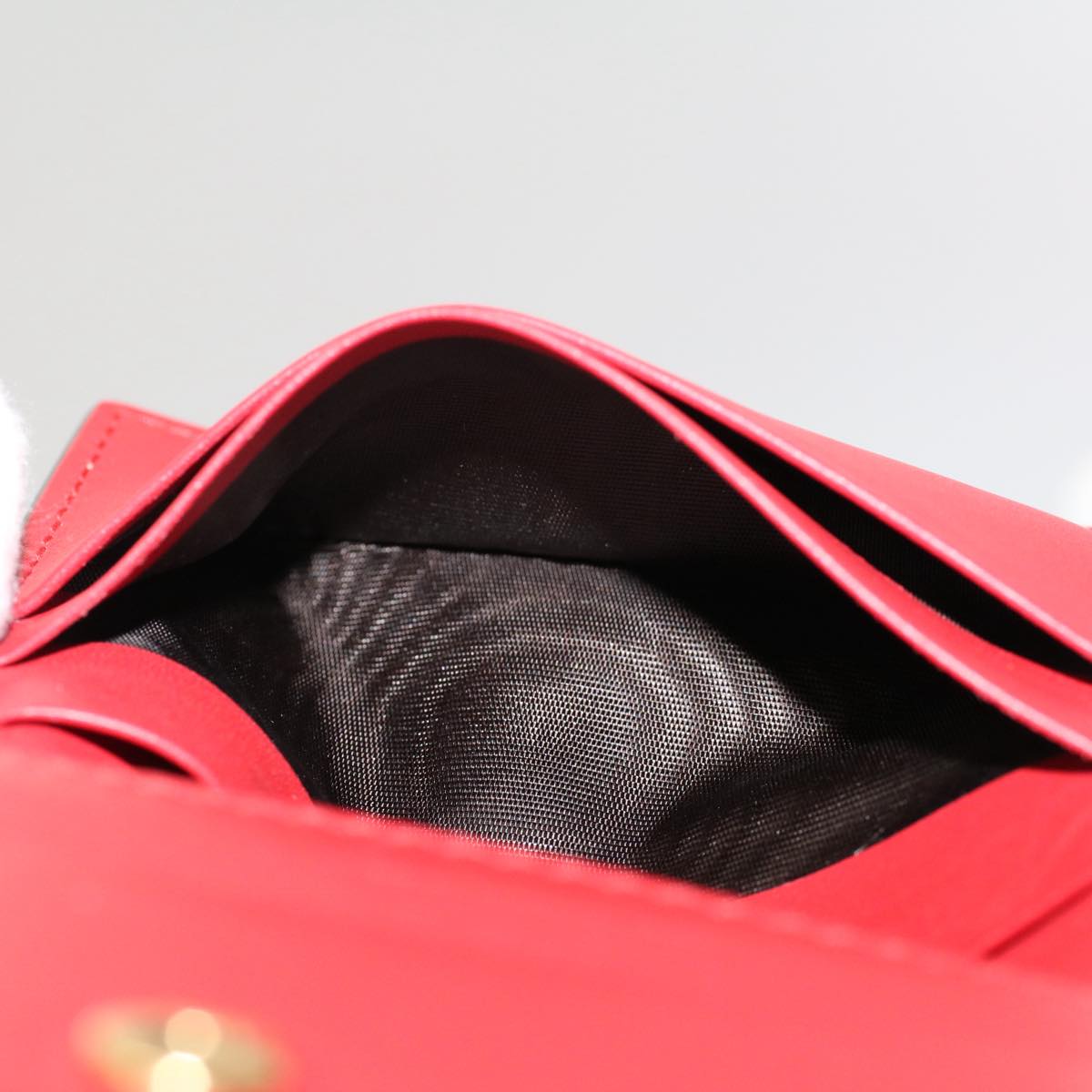 GUCCI GG Canvas Cherry Wallet PVC Leather Beige 476050 th3983
