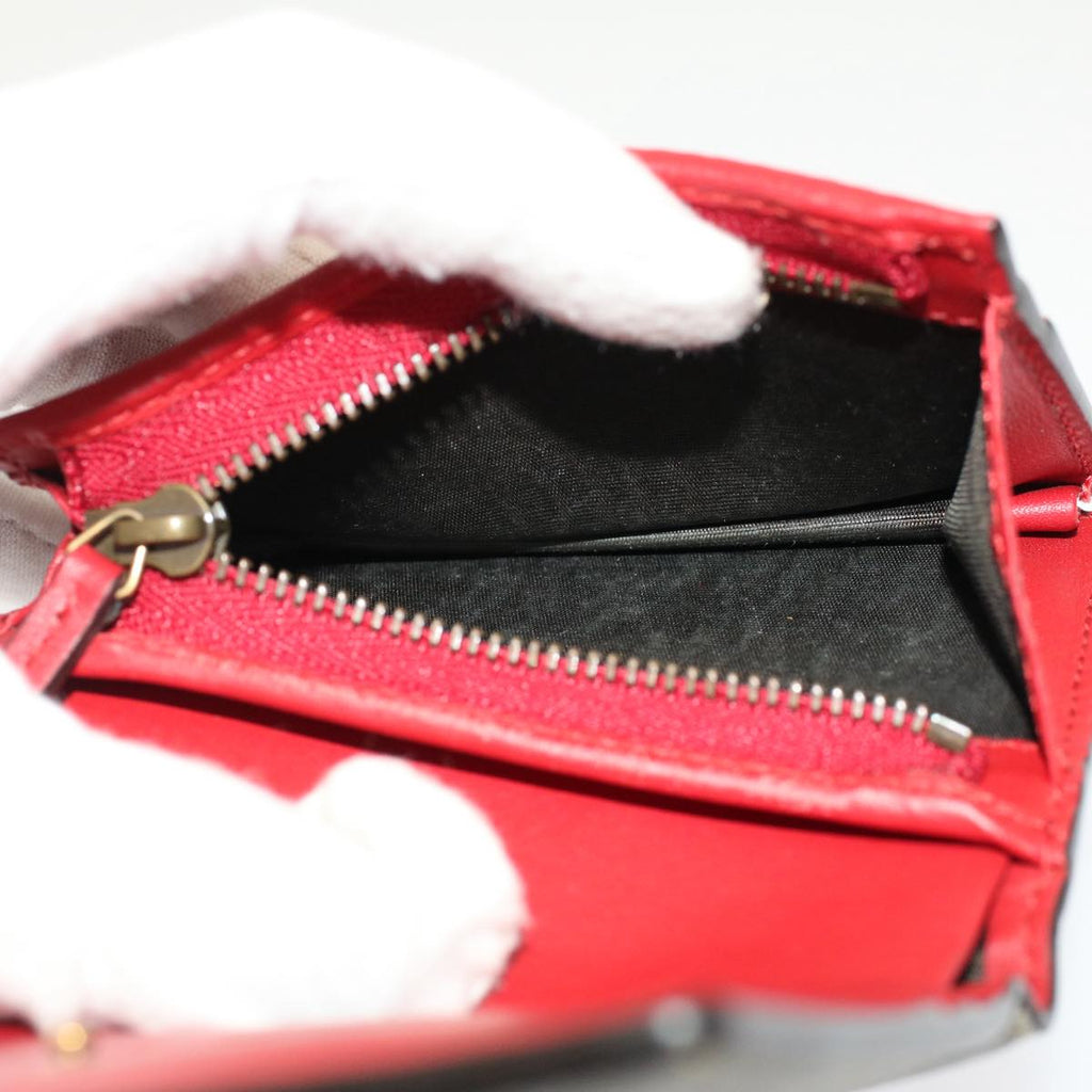 GUCCI GG Canvas Cherry Wallet PVC Leather Beige 476050 th3983