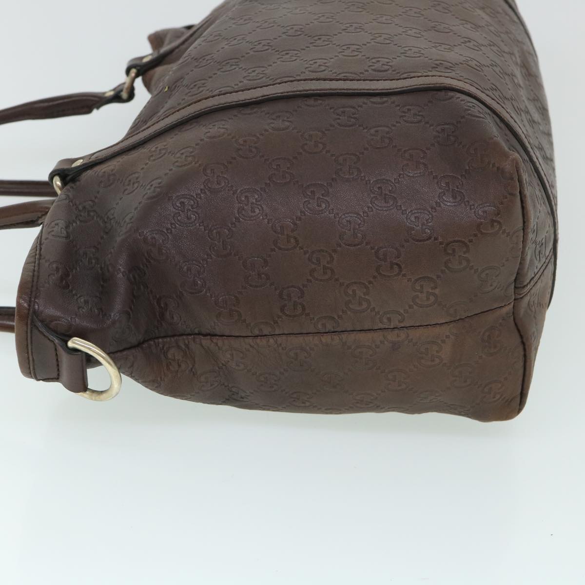 GUCCI GG Canvas Guccissima Shoulder Bag Brown 197953 th4020