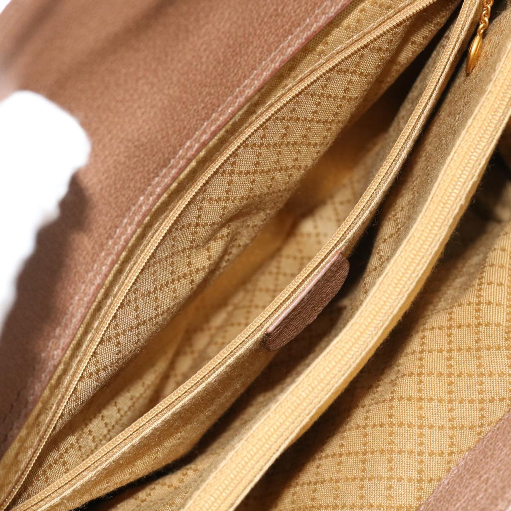 GUCCI Bamboo Hand Bag Suede 2way Brown 002 123 0322 th4058