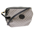 GUCCI Micro GG Canvas Shoulder Bag PVC Leather Navy 007.115.5770 th4074
