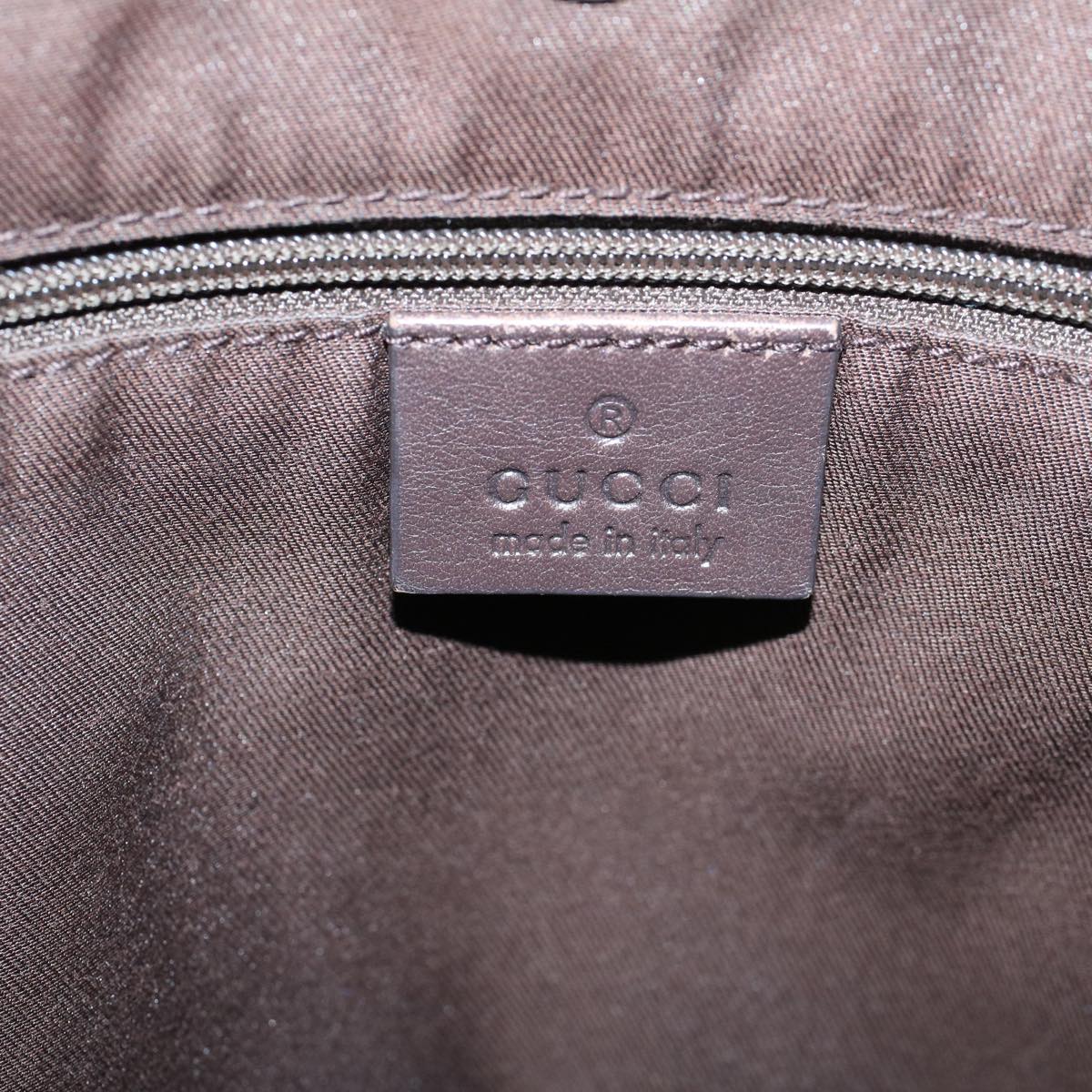GUCCI GG Canvas Abbey Tote Bag Beige Brown th4111
