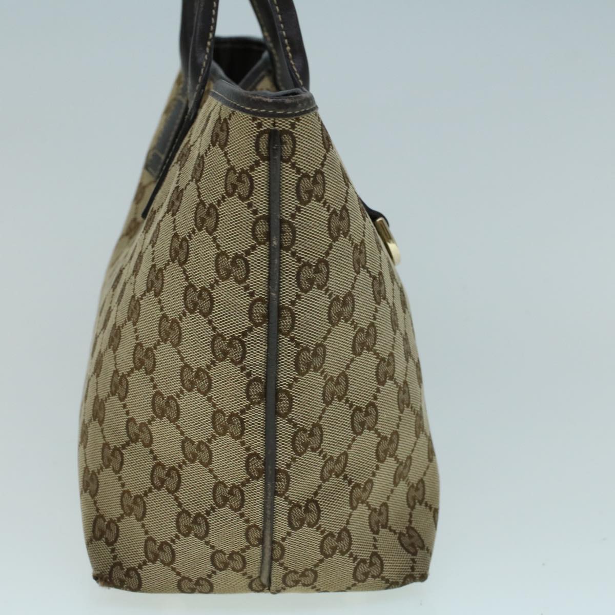 GUCCI GG Canvas Abbey Tote Bag Beige Brown th4111