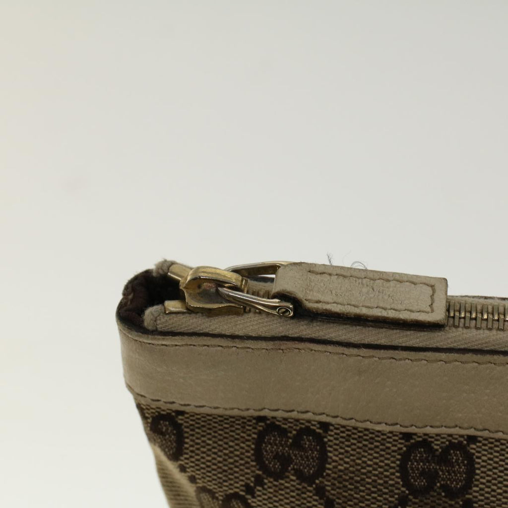 GUCCI GG Canvas Abbey Shoulder Bag Beige 141470 th4120