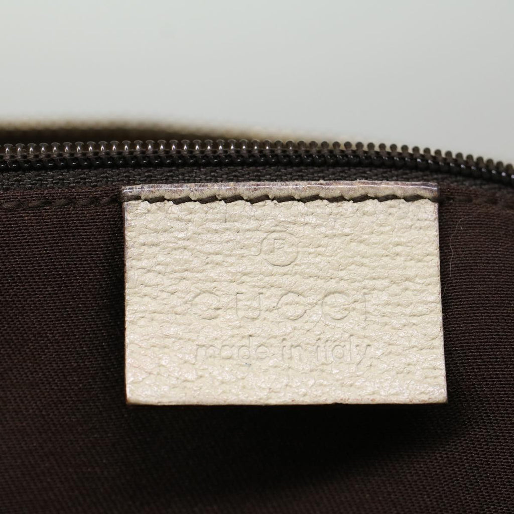 GUCCI GG Canvas Abbey Shoulder Bag Beige 141470 th4120