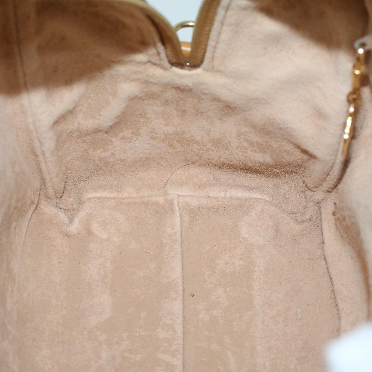 GUCCI Micro GG Canvas Boston Bag PVC Leather 2way Beige th4135